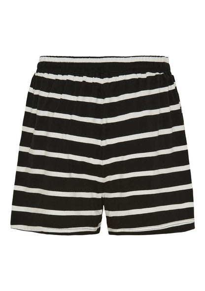 Shorts Hanna, black/broken white