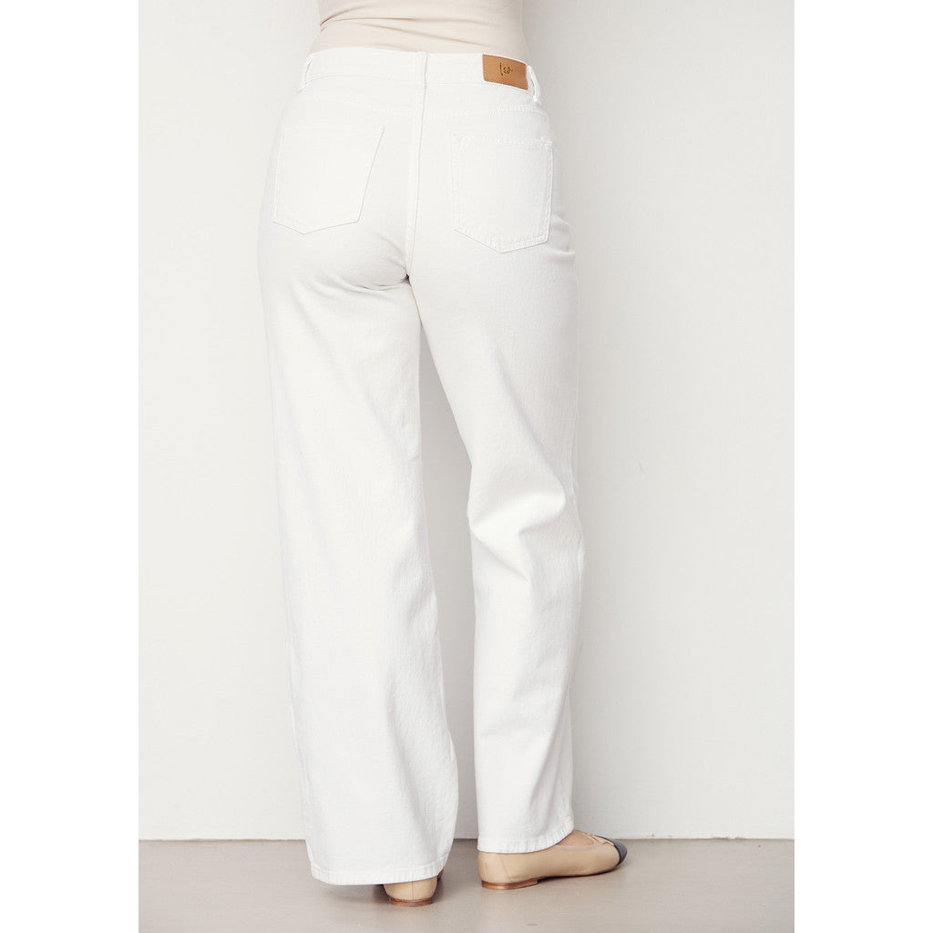 Byxa Bologna twill, white