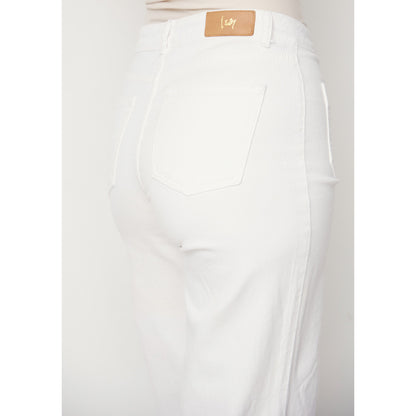 Byxa Bologna twill, white