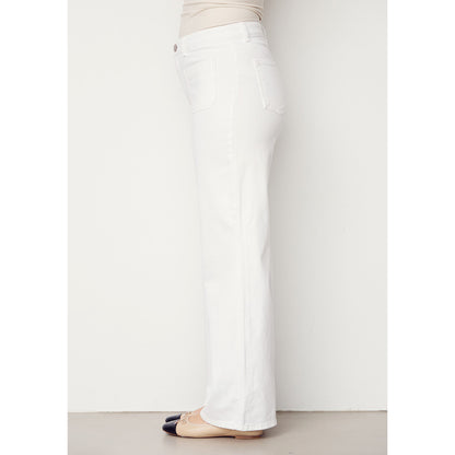Byxa Bologna twill, white