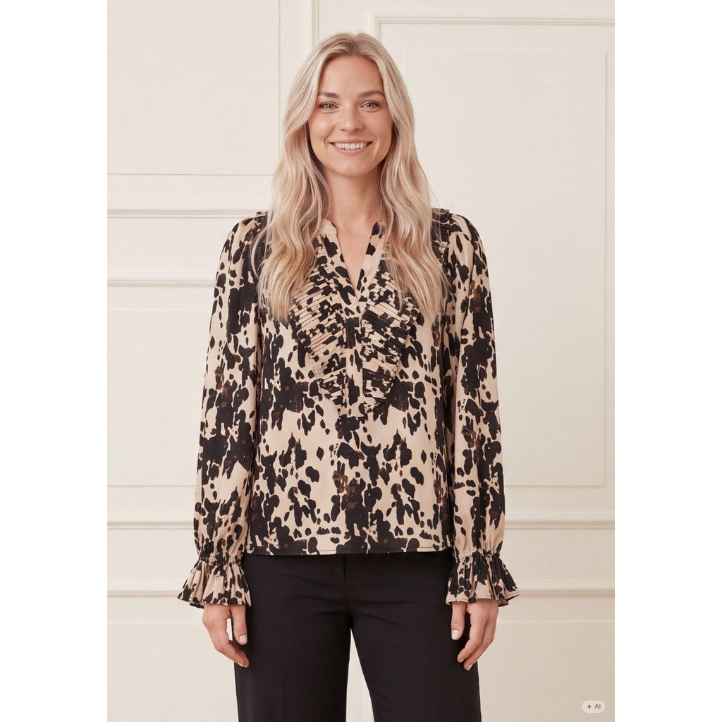 Blus Melba pleat