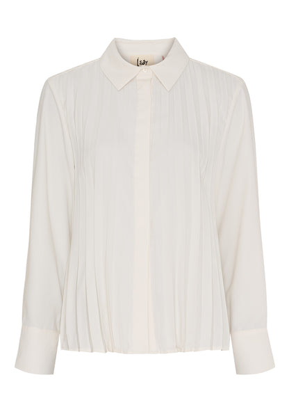 Skjorta Frida pleat, winter white