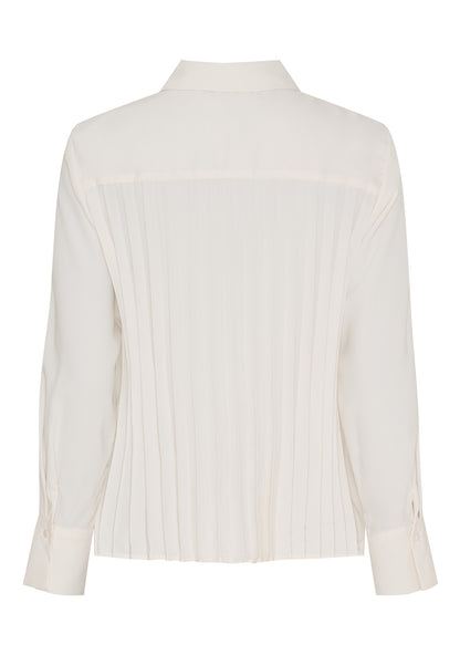 Skjorta Frida pleat, winter white