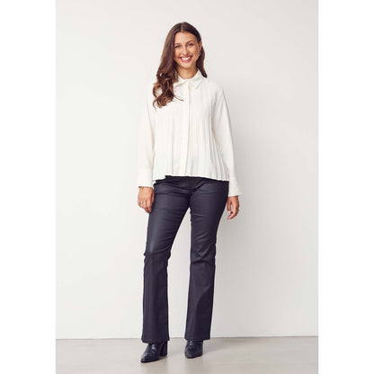Skjorta Frida pleat, winter white