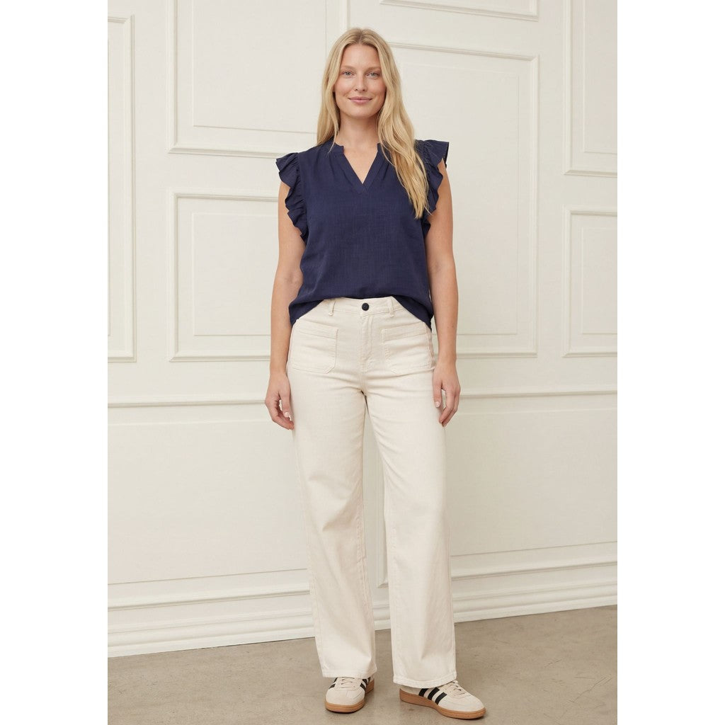 Topp Pearl Flounce