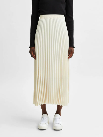 Plisserad kjol Alexis, black