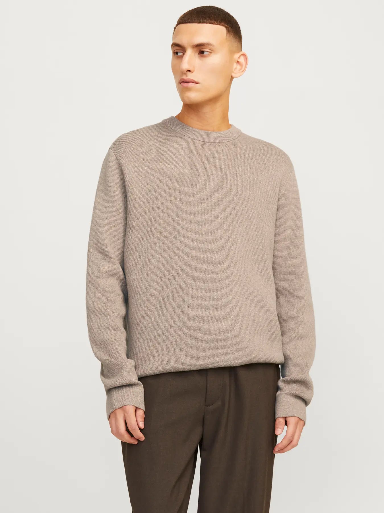 Tröja Milano stitch knit crew neck