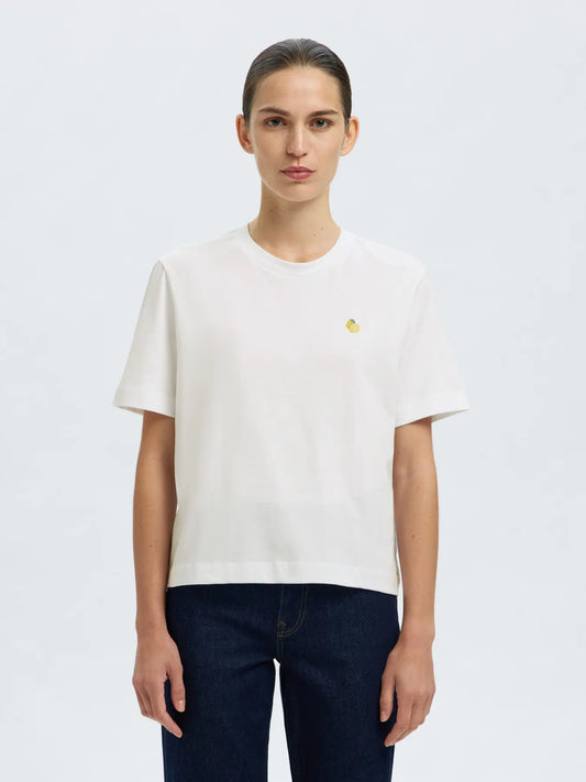 T-shirt Ella emb. boxy