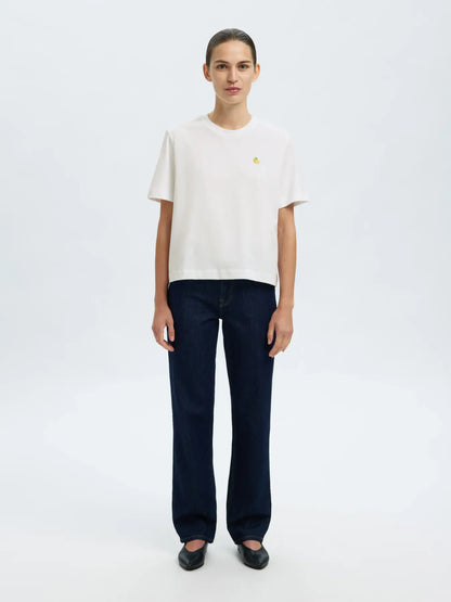 T-shirt Ella emb. boxy