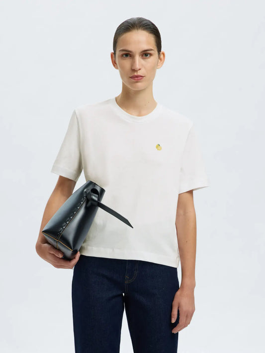T-shirt Ella emb. boxy