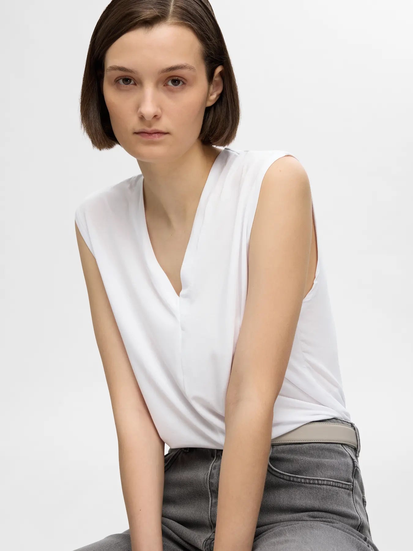 Topp Berta Bellis v-neck