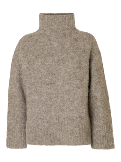 Tröja Gabriella high knit neck