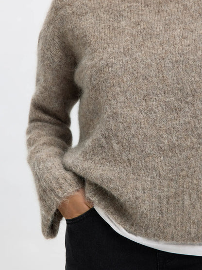 Tröja Gabriella high knit neck