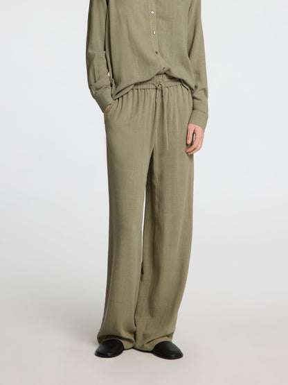 Byxa Viva-Gulia long linen