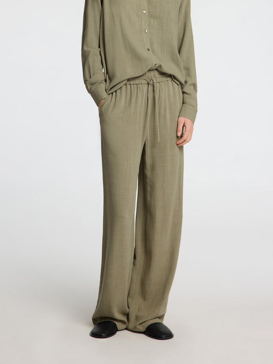 Byxa Viva-Gulia long linen