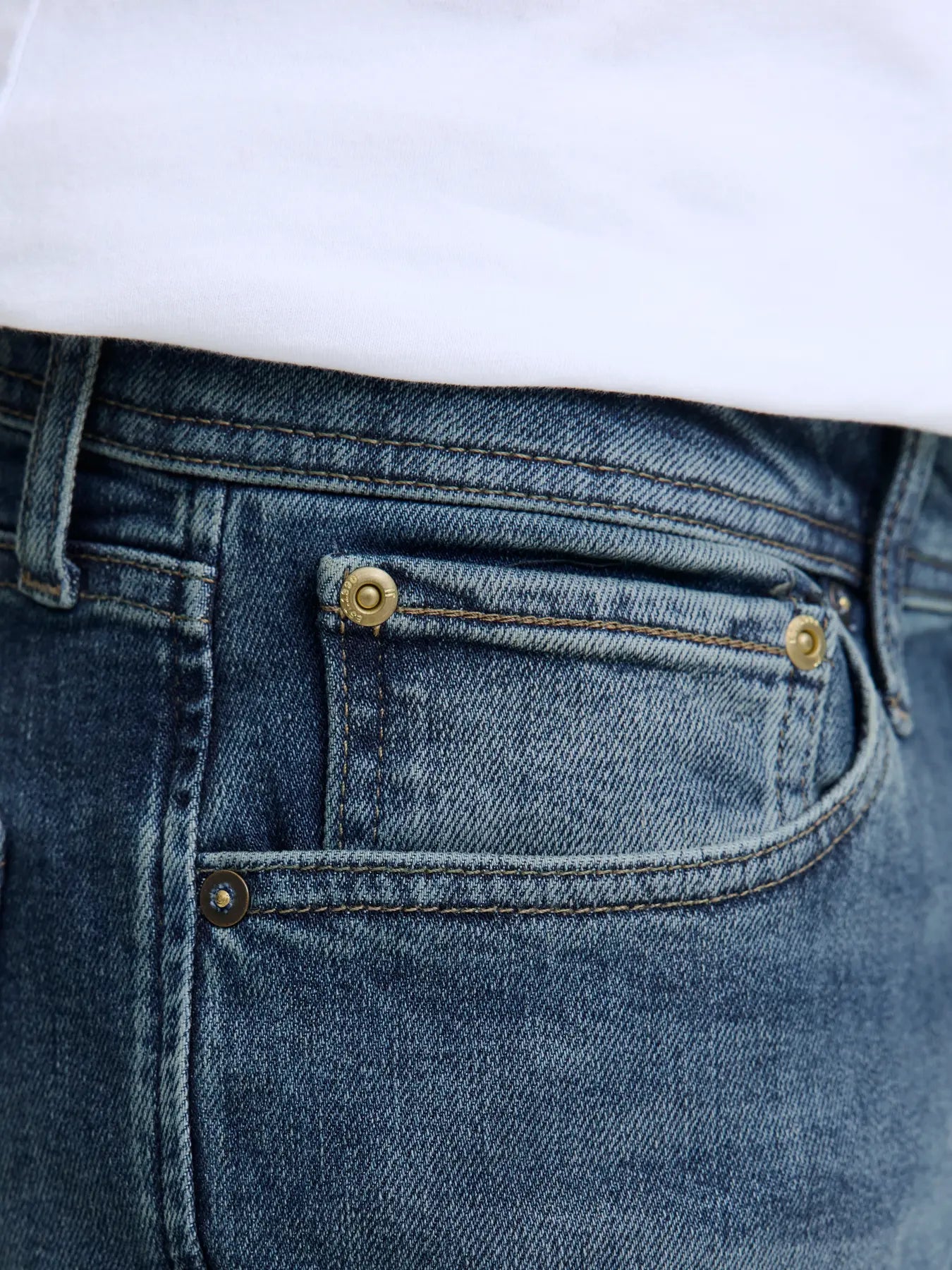 Jeans Clark Original 078, blue denim