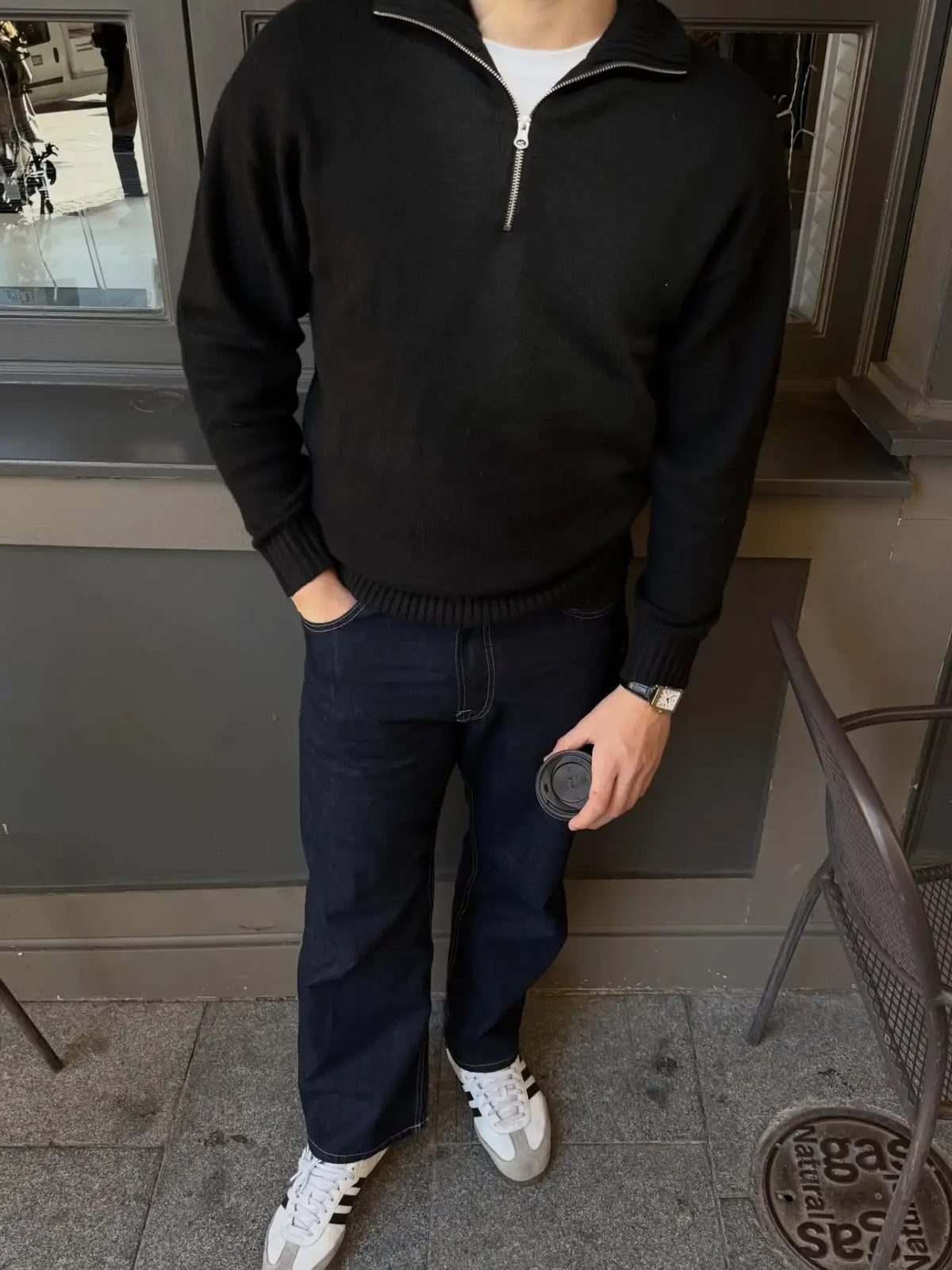 Soho Ollie knit half zip