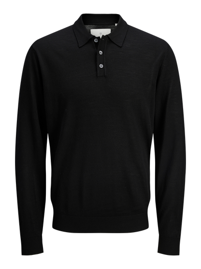 Merino knit polo