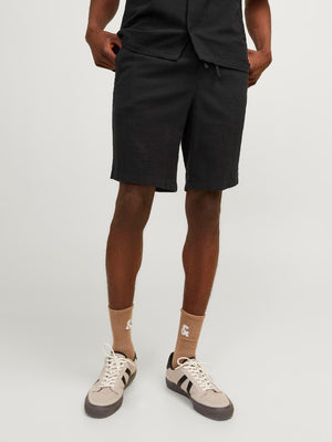 Shorts Jaiden crinkle, black