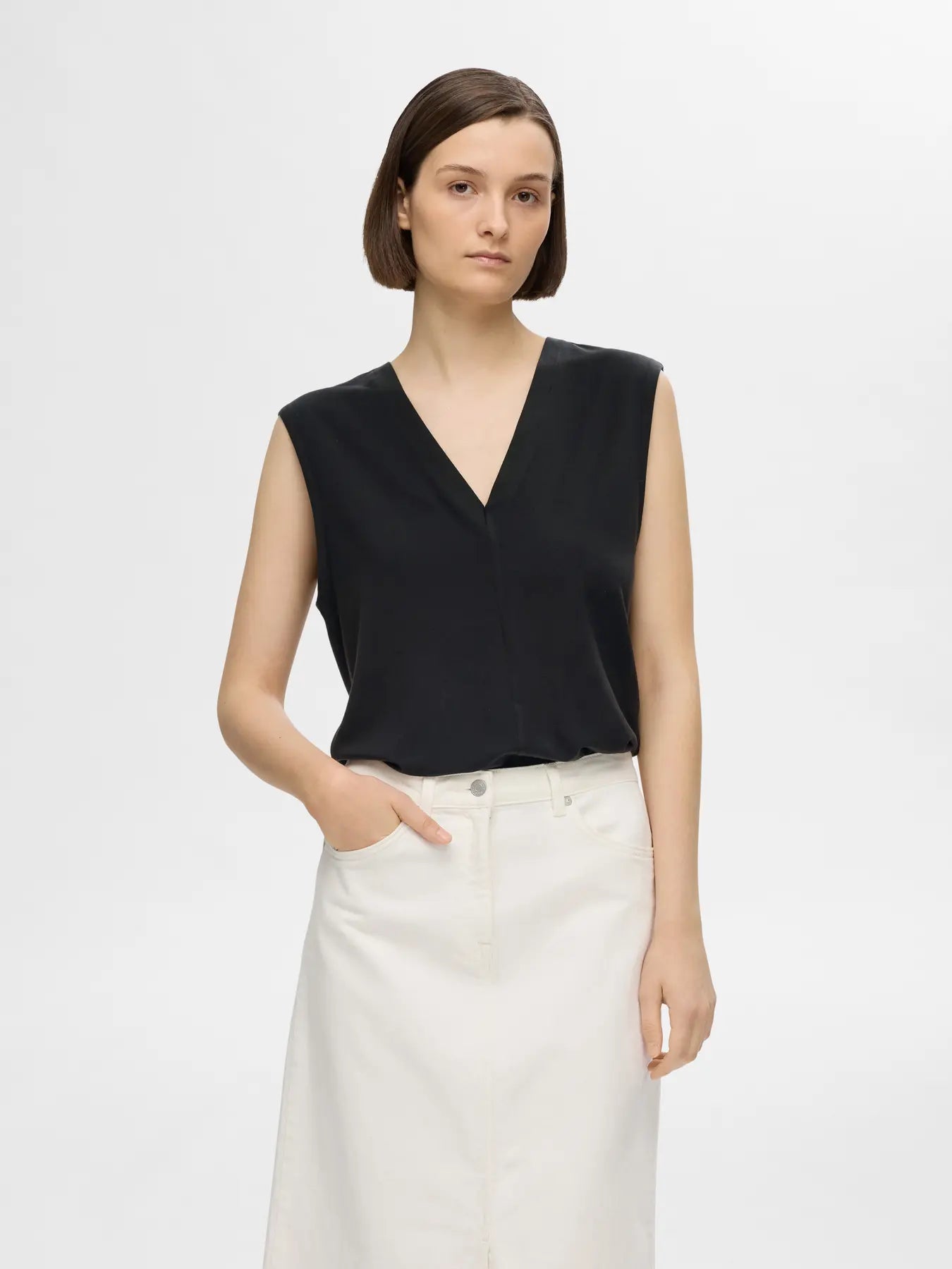Topp Berta Bellis v-neck