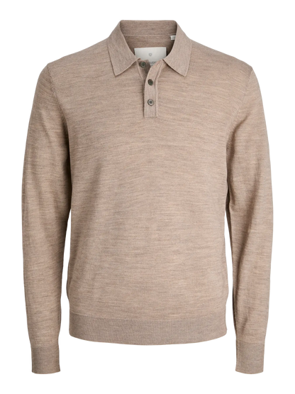 Merino knit polo