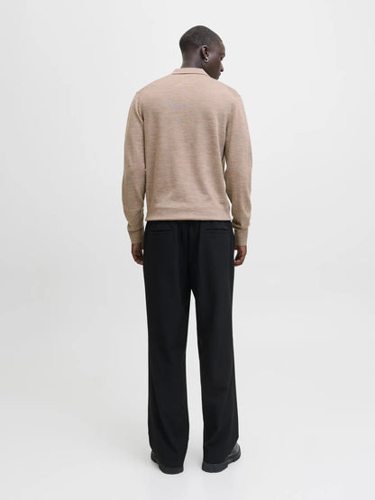 Merino knit polo