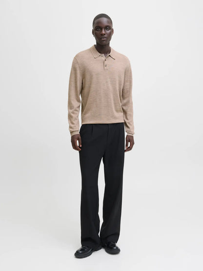Merino knit polo