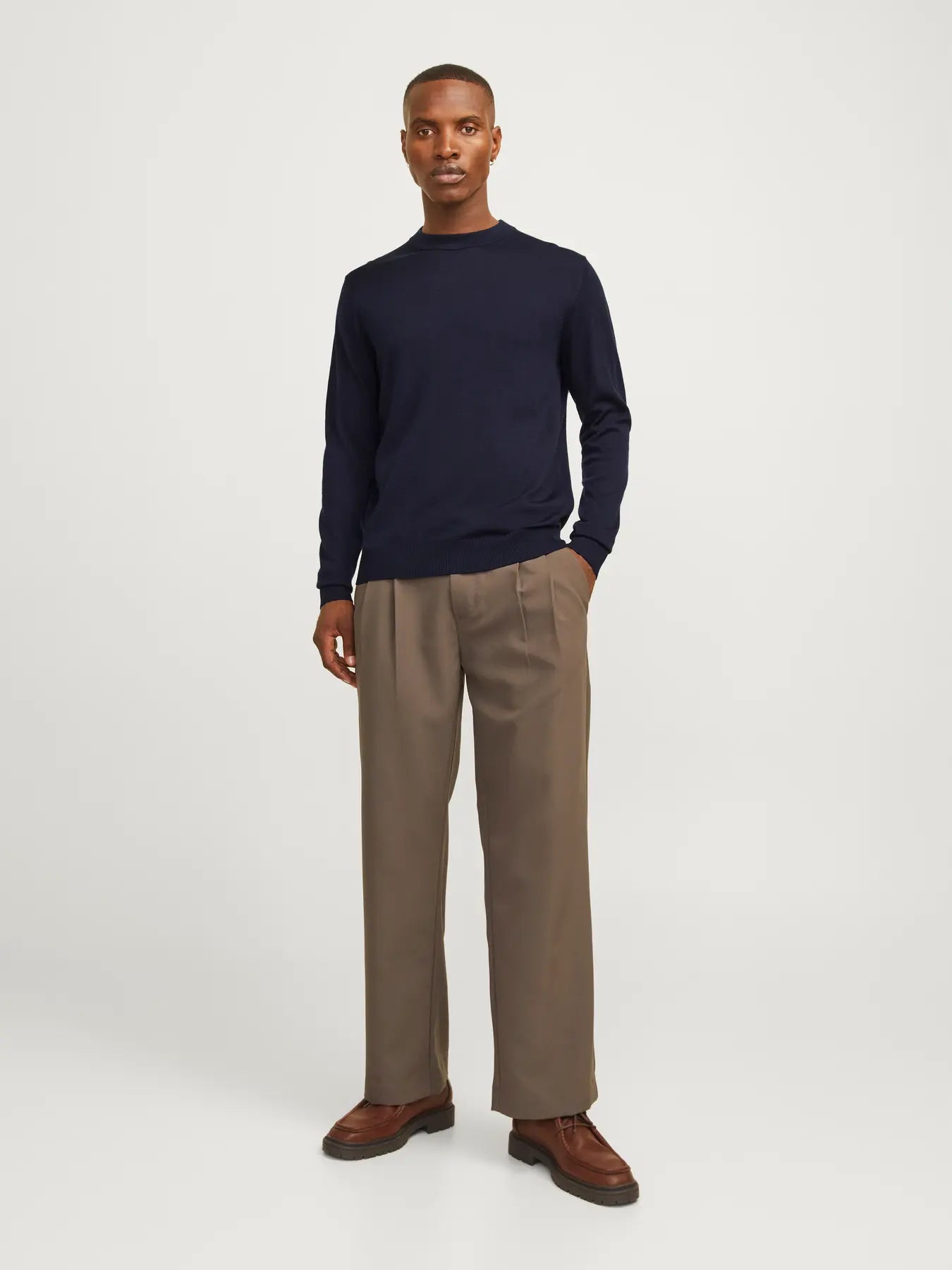 Tröja Milano stitch knit crew neck