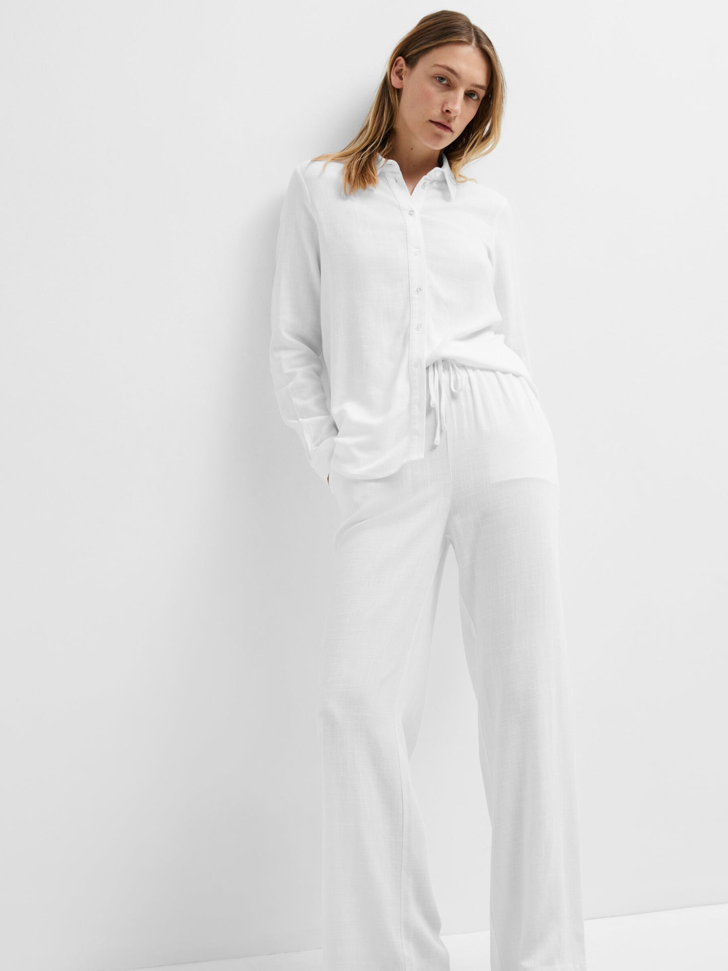 Byxa Viva-Gulia long linen