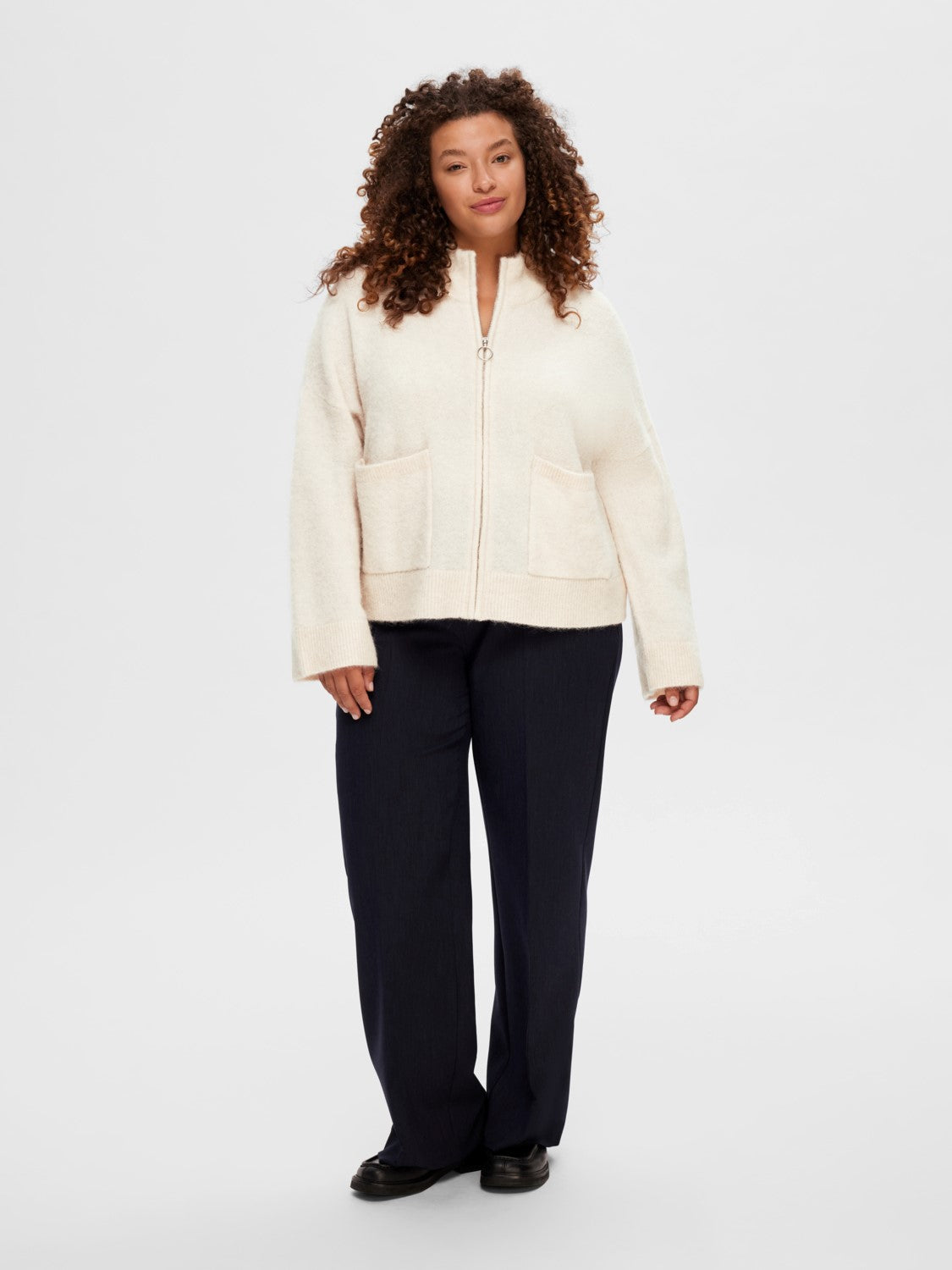 Cardigan Sia Ras knit zipper