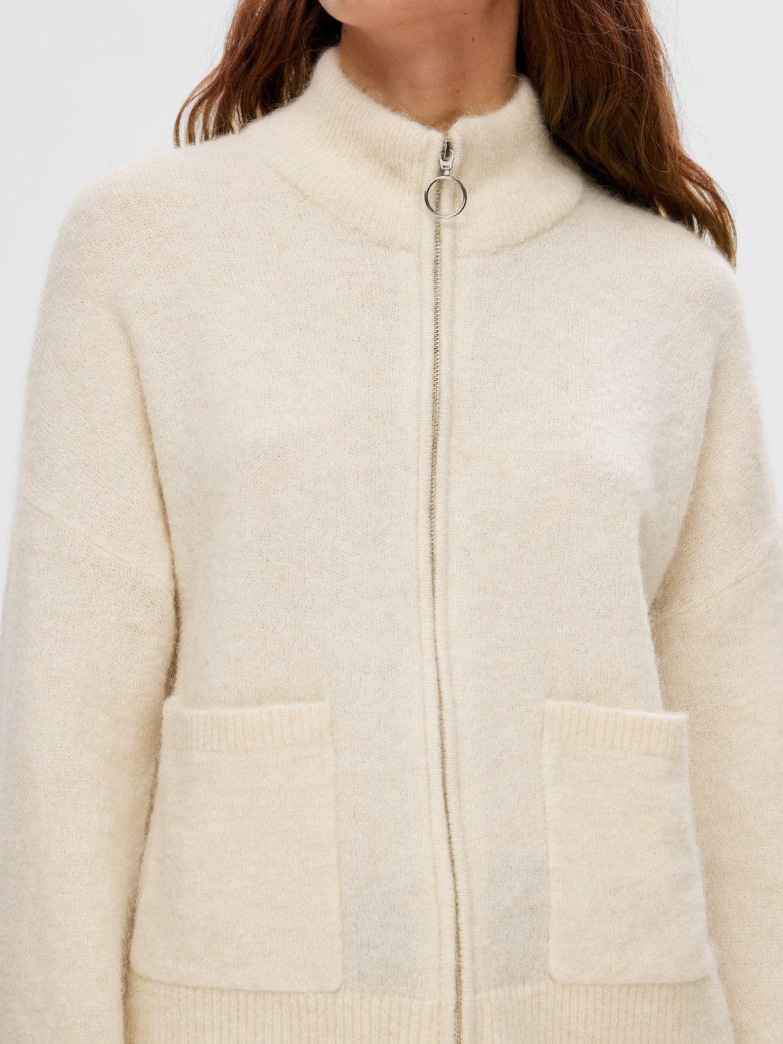 Cardigan Sia Ras knit zipper