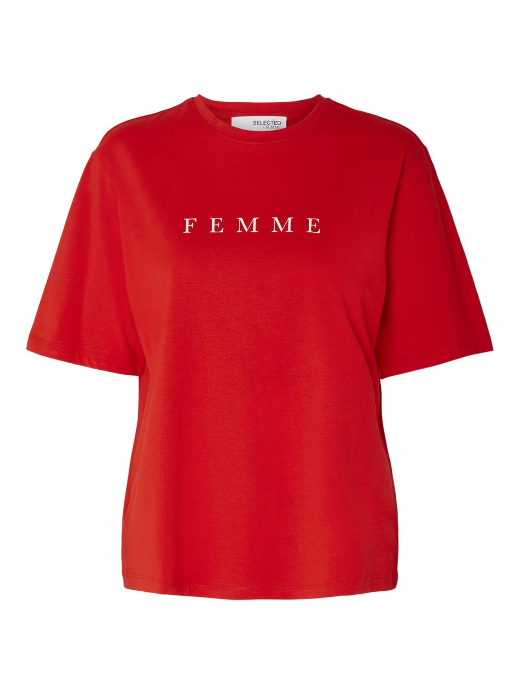 T-shirt Vilja printed, flame scarlet