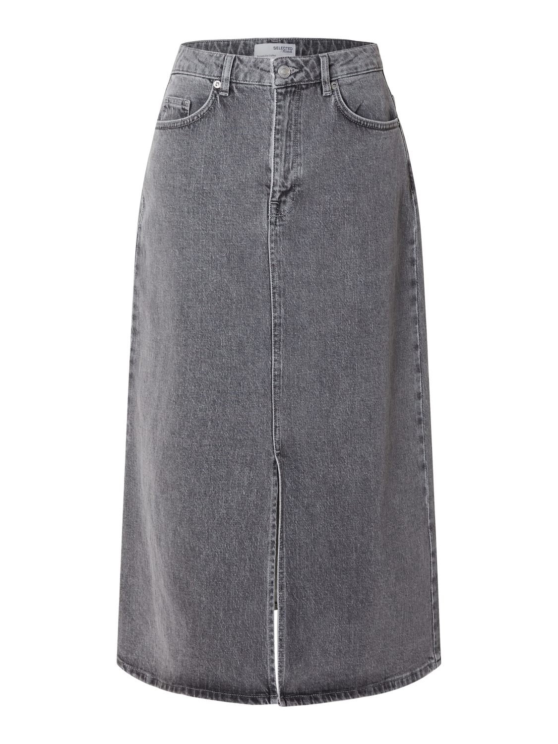 Jeanskjol Krista-Gerda, light grey denim