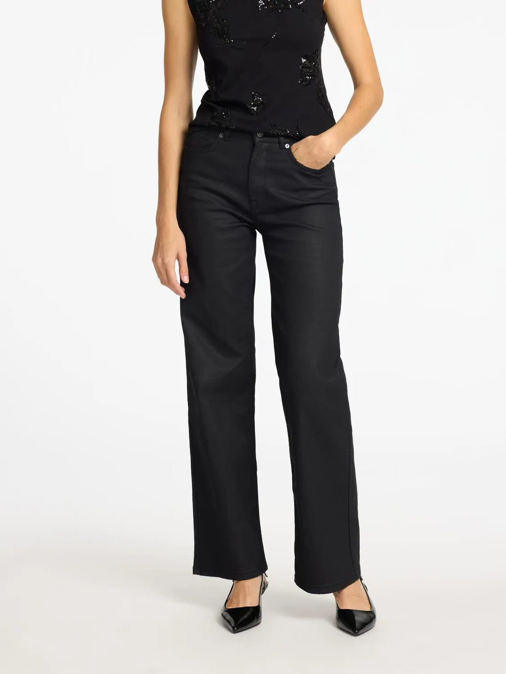 Jeans Vera-Alice, black denim