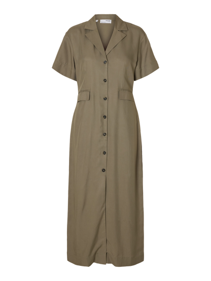 Klänning Natuk ankle, vetiver