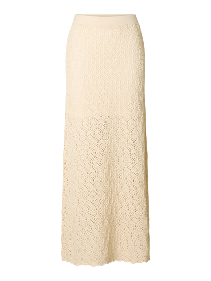 Kjol Niva HW knit, birch