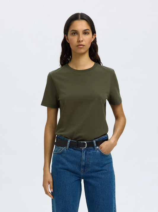 T-shirt Essential o-neck, deep depths
