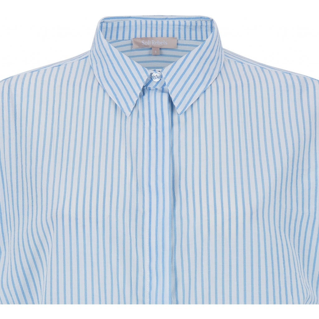 Lång skjorta Freedom stripe, provence