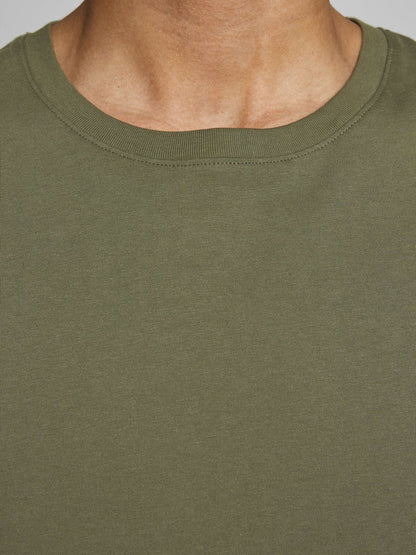 T-shirt Organic basic, olive night