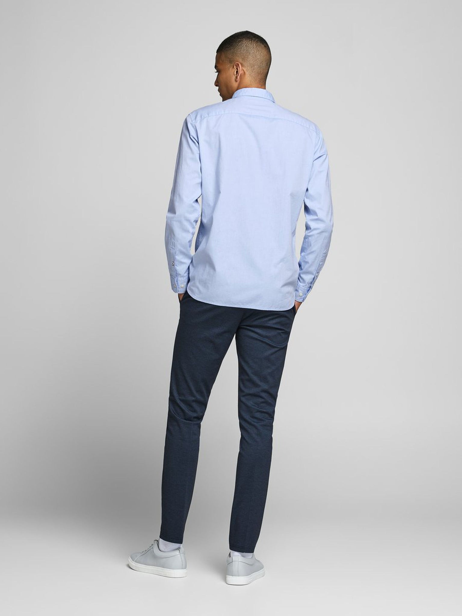 Skjorta Oxford, cashmere blue