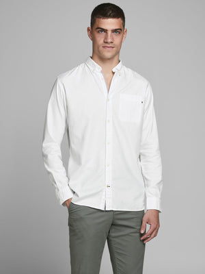 Skjorta Oxford, white