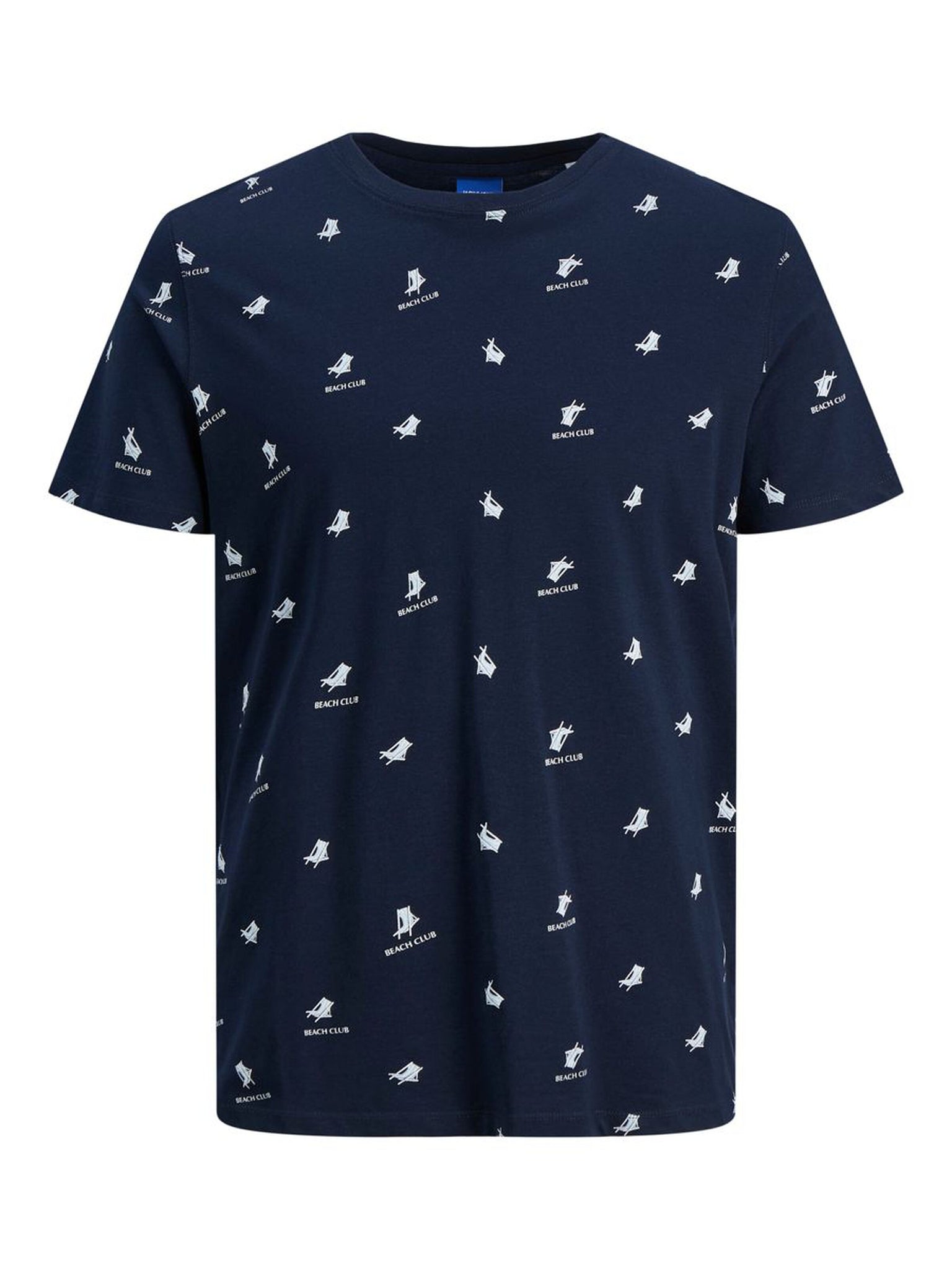 T-shirt Positano, navy blazer