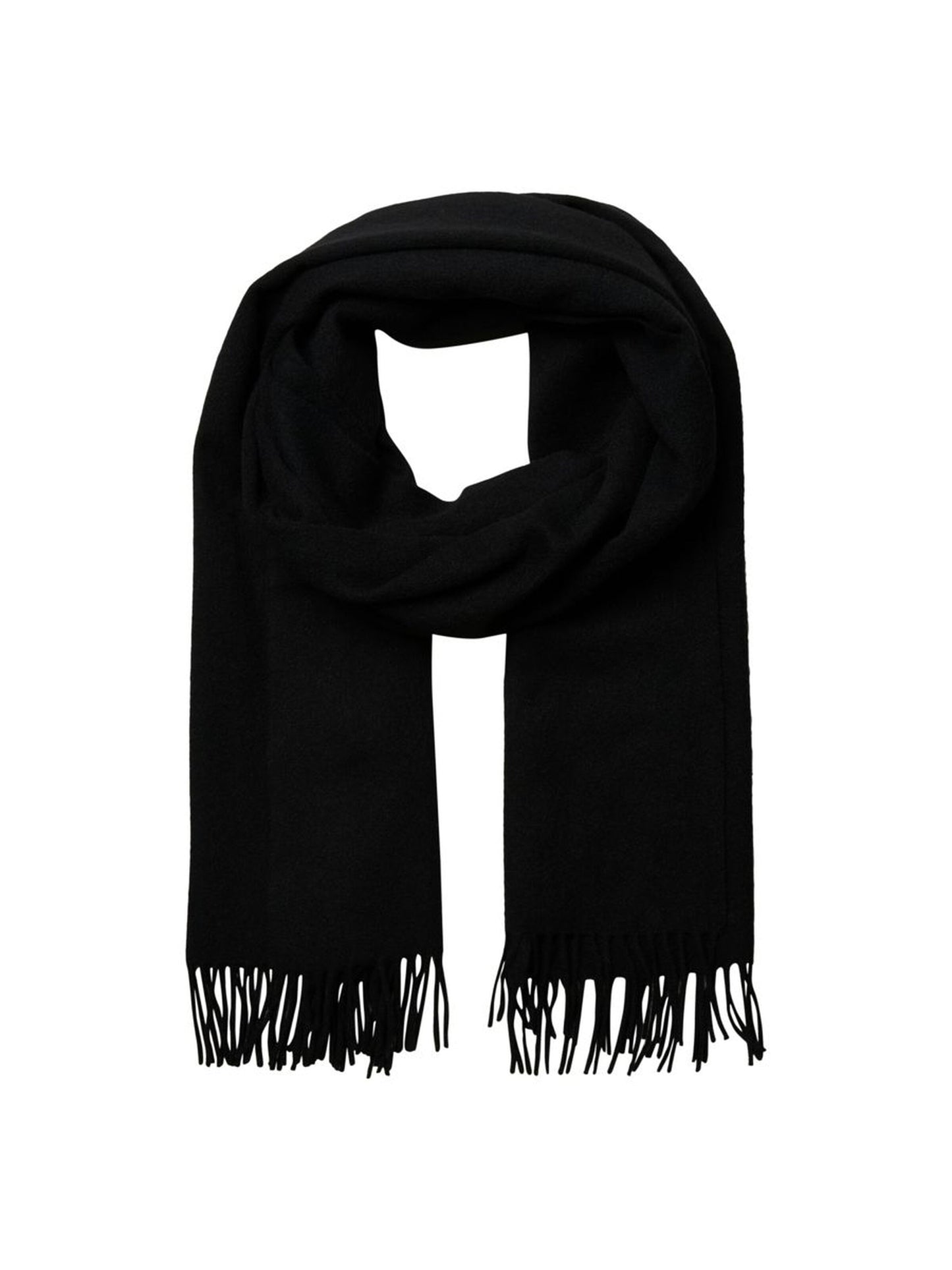 Halsduk Time wool, black