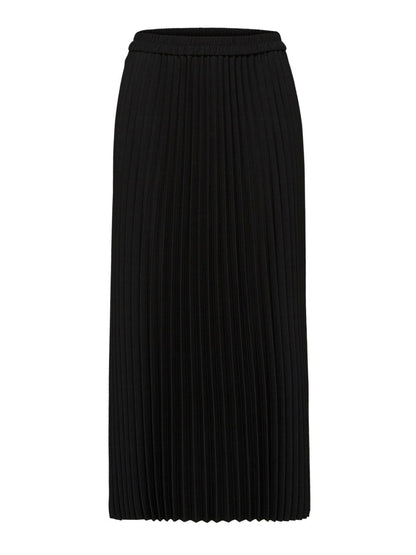 Plisserad kjol Alexis, black