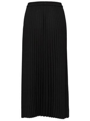 Plisserad kjol Alexis, black
