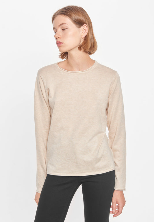 Tröja Marla o-neck, whitecap gray