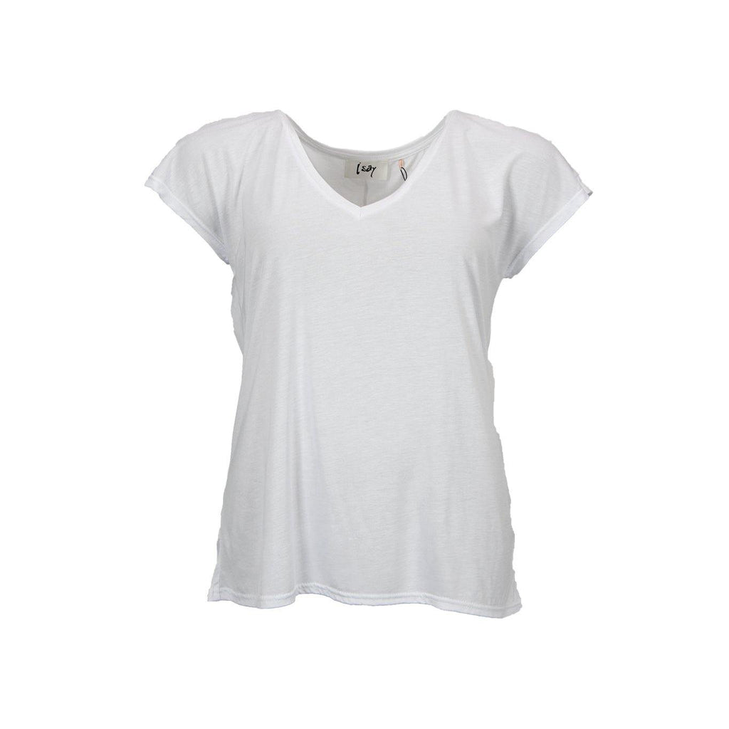 T-shirt Nugga v-neck, white