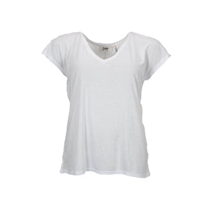 T-shirt Nugga v-neck, white