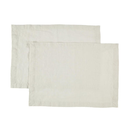 Bordstabletter Washed linen, 2-pack